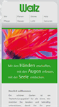 Mobile Screenshot of gartenbau-walz.de