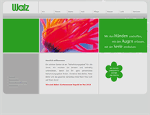 Tablet Screenshot of gartenbau-walz.de